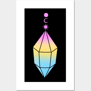 Pansexual pride pendant Posters and Art